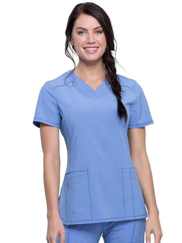Infinity 2 Pocket Princess Seams V-Neck Top  image thumbnail
