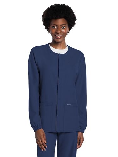 Cherokee Ultra Unisex 2-Pocket Snap Front Jacket image thumbnail