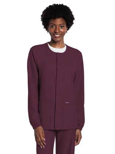 Cherokee Ultra Unisex 2-Pocket Snap Front Jacket image thumbnail