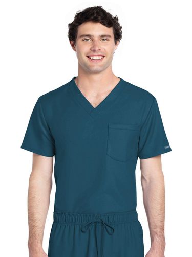 Cherokee Workwear Unisex 1-Pocket V-Neck image thumbnail