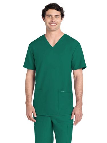Cherokee Workwear Men's 2-Pocket V-Neck image thumbnail