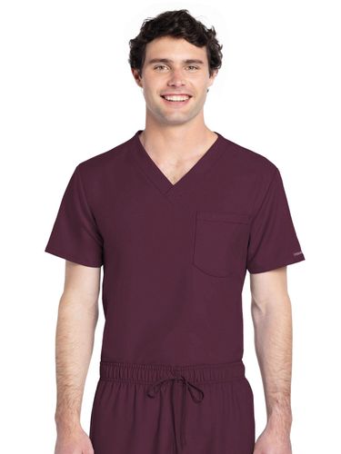 Cherokee Workwear Unisex 1-Pocket V-Neck image thumbnail