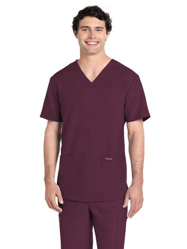 Cherokee Workwear Men's 2-Pocket V-Neck image thumbnail