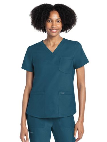 Cherokee Workwear Women's 3-Pocket V-Neck image thumbnail
