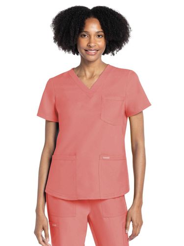 Cherokee Workwear Women's 3-Pocket V-Neck image thumbnail
