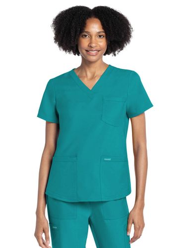 Cherokee Workwear Women's 3-Pocket V-Neck image thumbnail