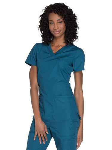 Cherokee Workwear Women's V-Neck image thumbnail