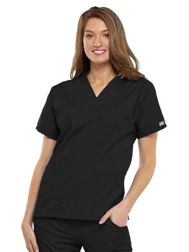 Cherokee Workwear Women's V-Neck image thumbnail