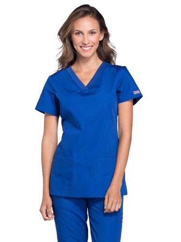 Cherokee Workwear Women's V-Neck image thumbnail