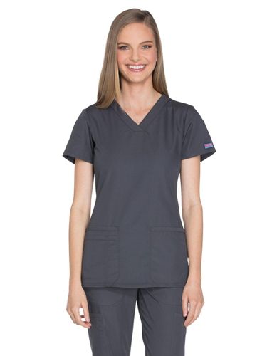 Cherokee Workwear Women's V-Neck image thumbnail