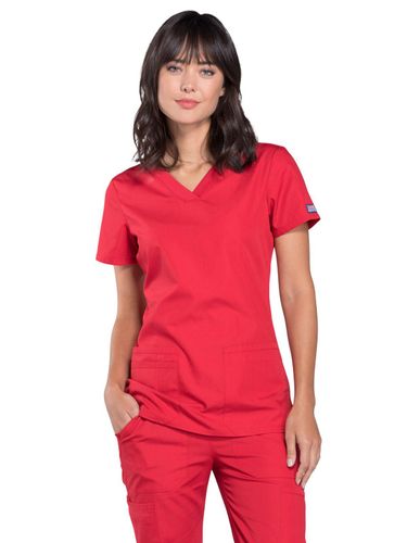 Cherokee Workwear Women's V-Neck image thumbnail