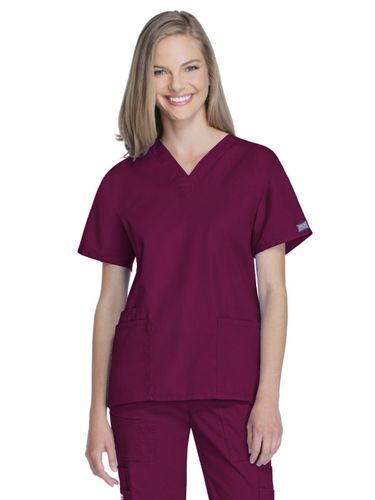 Cherokee Workwear Women's V-Neck image thumbnail