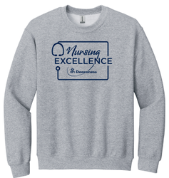 Image of Gildan Unisex "Nursing Excellence" Crewneck