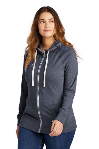 New Era Women's Sueded Cotton Blend Full-Zip Hoodie image thumbnail