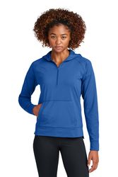 Image of Sport-Tek Women's Sport-Wick Stretch 1/2-Zip Hoodie