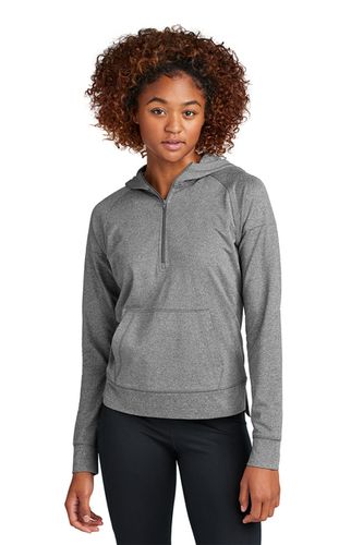 Sport-Tek Women's Sport-Wick Stretch 1/2-Zip Hoodie image thumbnail