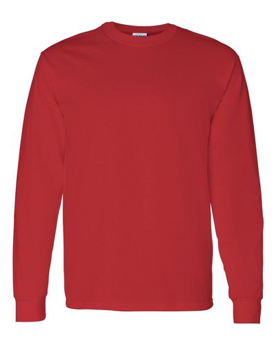 DHS Logo - Gildan Long Sleeve Cotton Tee image thumbnail