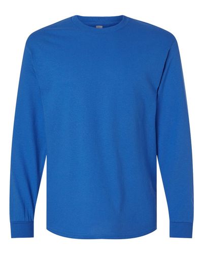 DHS Logo - Gildan Long Sleeve Cotton Tee image thumbnail