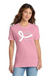 Image of DHS "Strongest Together" Logo - Port & Company Ladies Cotton Tee