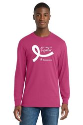 Image of DHS "Strongest Together" Logo - Port & Company Long Sleeve Cotton Tee