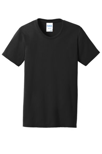 DHS Snowman - Port & Co Women's Core Blend Tee image thumbnail