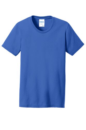 DHS Snowman - Port & Co Women's Core Blend Tee image thumbnail