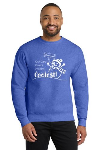 DHS Snowman - Port & Co Core Crewneck Sweatshirt image thumbnail