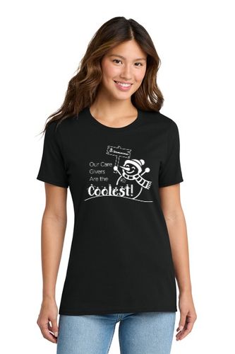 DHS Snowman - Port & Co Women's Core Blend Tee image thumbnail