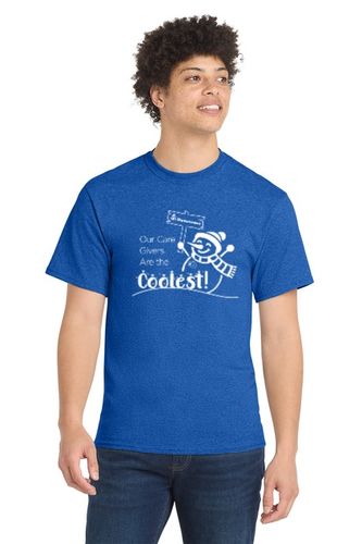 DHS Snowman - Port & Co Unisex Core Blend Tee image thumbnail