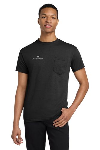 DHS Chest Print - Gildan Unisex 100% Cotton Pocket Tee image thumbnail DHS Chest Print - Gildan Unisex 100% Cotton Pocket Tee image thumbnail