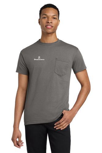 DHS Chest Print - Gildan Unisex 100% Cotton Pocket Tee image thumbnail DHS Chest Print - Gildan Unisex 100% Cotton Pocket Tee image thumbnail