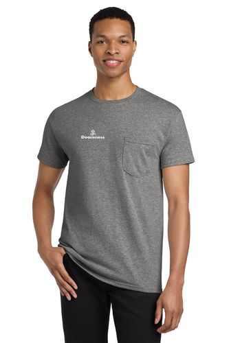 DHS Chest Print - Gildan Unisex 100% Cotton Pocket Tee image thumbnail DHS Chest Print - Gildan Unisex 100% Cotton Pocket Tee image thumbnail