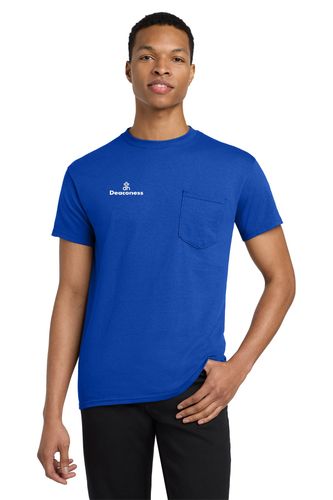 DHS Chest Print - Gildan Unisex 100% Cotton Pocket Tee image thumbnail DHS Chest Print - Gildan Unisex 100% Cotton Pocket Tee image thumbnail