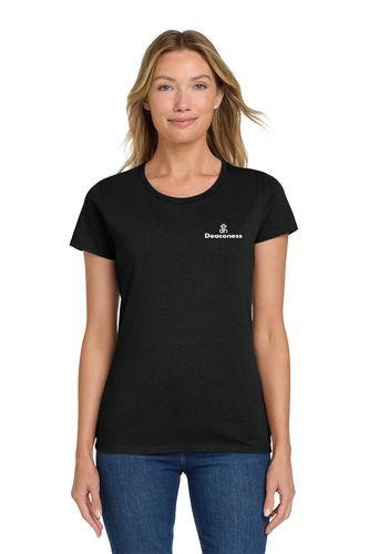 DHS Chest Print - Gildan Women's 100% Cotton Tee image thumbnail DHS Chest Print - Gildan Women's 100% Cotton Tee image thumbnail