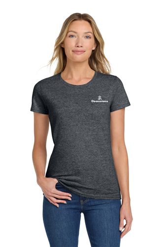DHS Chest Print - Gildan Women's 100% Cotton Tee image thumbnail DHS Chest Print - Gildan Women's 100% Cotton Tee image thumbnail