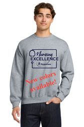 Image of Gildan Unisex "Nursing Excellence" Crewneck