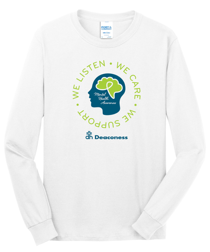 DHS Mental Health - Port & Co Long Sleeve Unisex Cotton Tee image thumbnail