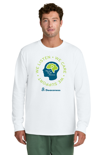 DHS Mental Health - Port & Co Long Sleeve Unisex Cotton Tee image thumbnail
