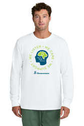 Image of DHS Mental Health - Port & Co Long Sleeve Unisex Cotton Tee