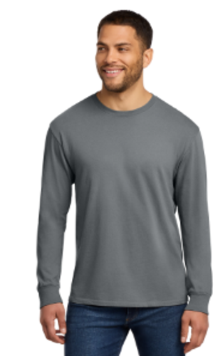 Port & Co Unisex Garment-Dyed Long Sleeve Tee image thumbnail