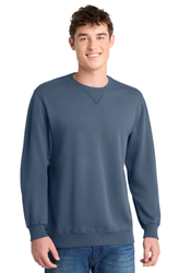 Image of Port & Co Unisex Garment-Dyed Crewneck