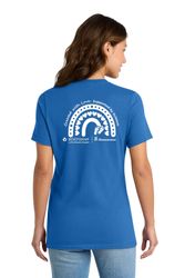 Image of Created w/ Love - Port & Co Women's Core Cotton Tee