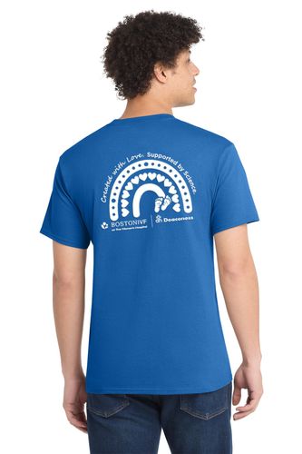 Created w/ Love - Port & Co Unisex Core Cotton Tee image thumbnail