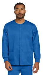Image of Wink WorkFlex Unisex Snap Front Jacket (Style WW3080) - BLANK