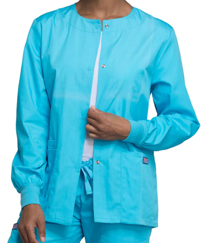 Cherokee Workwear Orginals Snap Front Jacket (Style 4350) - BLANK image thumbnail