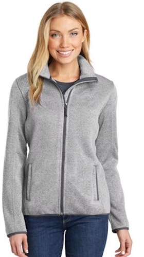 Port Authority Womens Sweater Fleece Jacket (L232) Blank  image thumbnail