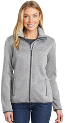Image of Port Authority Womens Sweater Fleece Jacket (L232) Blank 