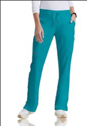Grey's Anatomy Women's 6-Pocket Straight Leg Pant PETITE (4277P) image thumbnail