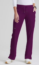 Image of Grey's Anatomy Women's 6-Pocket Straight Leg Scrub Pant PETITE (4277P)