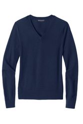 Image of Brooks Brothers Women's Washable Merino V-Neck Sweater